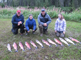 Day two and more great fishing for Lyle Tori Lance and Paige